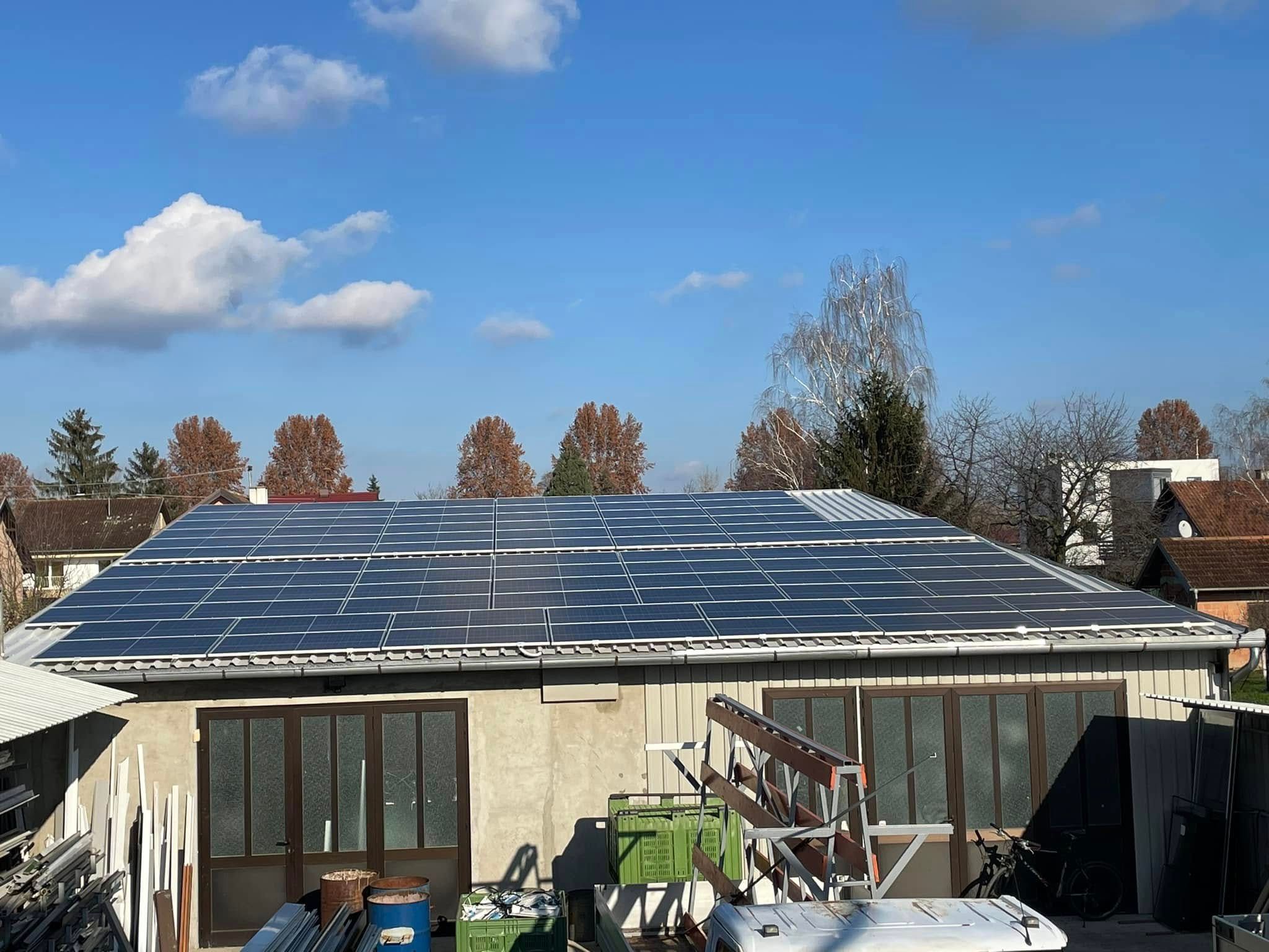 Solarna elektrana 32 kWp na krovu poslovnog objekta u Osijeku